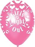 Hen Nite 6 Latex Balloons