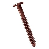 Builders Edge, Inc. 050010012027 12-Pack Easy Lok Fasteners (Burgundy Red)