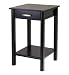 Discount End Tables | Espresso End Tables - Liso End/Printer Table - Espresso