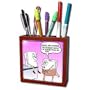 Londons Times Funny Medicine Cartoons - Kleenex M.D. - Tile Pen Holders-5 inch tile pen holder