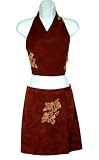 SHORT BROWN SKIRT SET