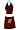 CHOCOLATE BROWN WITH HIBISCUS FLOWERS