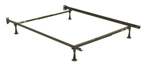 Adjustable Twin/Full Sturdy Metal Bed Frame w/ Glides By Fashion Bed Group