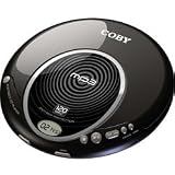 Coby Personal MP3/CD Player with 120 Second Anti-Skip Protection MPCD521, Black
