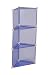 Storage Solutions 0403B6 13-Inch 3 Cube Corner Storage Unit, Blue