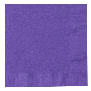 Beverage Napkin 50-Pack: Purple