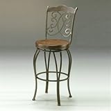 Pastel Furniture AH-228-30-AR-RD Athena Swivel Bar Stool