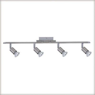Paulmann Spotlights Georgia Balken 4x50W GU10 Eisen gebürstet 230V Metall