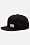 L!VE Mens Wool Flannel Flat Brim Hat With L!VE Logo