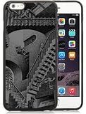 Aj Escher Art Drawing black for iPhone 6 Plus 5.5 Inch TPU Phone Case