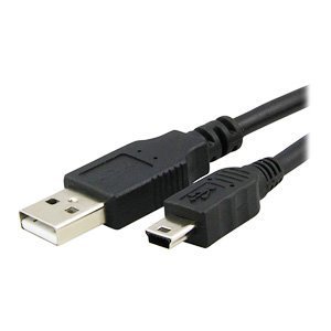 Power Supply Mini USB 010-10723-01 - Cable Charger Cord Lead Wire for Garmin GPS (6 Feet Black) - Legend, C, Legend, Cx, Legend, H, Legend, HCx, Summit, HC, Venture, Cx, Venture, HC, Vista, C, Vista, Cx, Vista, H, Vista, HCx GPS Cable