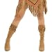 Indian Maiden Suede Adult Boot Covers
