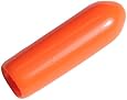 Orange 1/8" Vinyl End Cap fits .125" Rod and Tubing