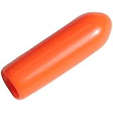 Orange 1/8" Vinyl End Cap fits .125" Rod and Tubing