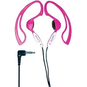 Sony MDRJ10/LTPNK Clip Style Headphones (Pink)