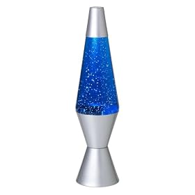 Lava Lite 2135 14.5'/20 oz. Stardust Glitter Lamp, Blue
