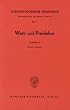 Sozial�konomische Studientexte 1. Wert- und Preislehre: BD 1