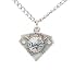 Los Angeles Dodgers Chain Necklace & Enameled Pewter Pendant - MLB Baseball Fan Shop Sports Team Merchandise