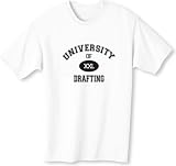 UNIVERSITY OF XXL DRAFTING Youth T-Shirt (for Kids) in Various Colors