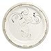 Dart Symphony Heavyweight Paper Dinnerware, 9", Round, White/Beige/Red, 125/Pk, 4Pk/Count