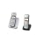 Siemens Gigaset C380 Duo ECO schnurloses DECT Telefon mit beleuchtetem Farbdisplay und zus�tzlichem Mobilteil inkl. Ladeschale, titanium