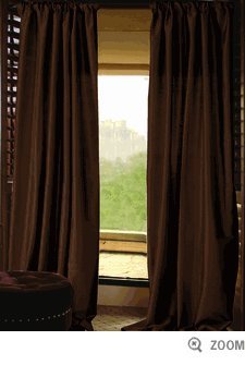 Rodeo Home Caprice - 54x96 Espresso Luxury Contemporary Drapes / Curtain