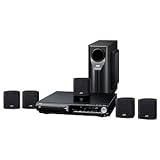 JVC TH-S11 MP3 / JPEG Playable Stylish 205 Watt Home Theater System, with Progressive Scan AM/FM DVD Player & 6 Speakers.