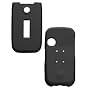 BLACK RUBBERIZED COATED COVER HARD CASE PROTECTOR for SONY ERICSSON Z750a