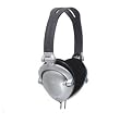 Ex-Pro Stereo headphones with microphone, In-line volume control, semi foldable. Soft earpads.