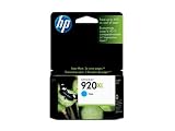 Original HP 920XL Cyan Officejet Ink Cartridge in Retail Packaging