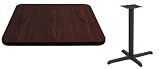 36'' x 36'' Reversible Table Top and Base with T-Molding