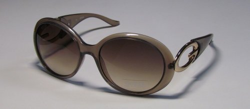 NEW & AUTHENTIC - brand/designer: GUESS style/model: 7016 frame color: GRAY/BEIGE lenses: BROWN SUNGLASSES/SUN GLASSES/EYEWEAR WITH GOLD G SIGNATURE LOGO - WOMENS/LADIES