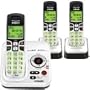 VTech CS6229-3 DECT 6.0 Cordless Phone, Silver/Black, 3 Handsets