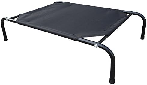 PETRUM® Heavy Duty Pet Dog Cat Bed Cot Trampoline Hammock Black (middle)