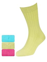 3 Pairs of Ribbed Socks