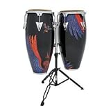 Best Price Latin Percussion Aspire Santana Abraxas Angel Wood Conga Set, 10-inch and 11-inch