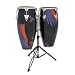 Latin Percussion Aspire Santana Abraxas Angel Wood Conga Set, 10-inch and 11-inch