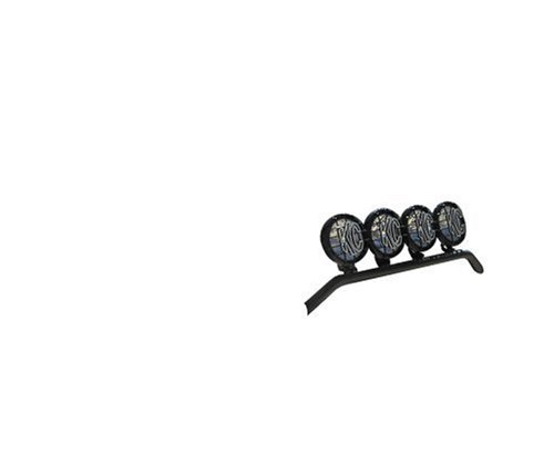 KC Hilites 7420 Front End Lite Bar - Ford Super Duty F250-350 1999-2007 / Black Powder Coat / 4-Tab KC Hilites 7420 Front End Lite Bar - Ford Super Duty F250-350 1999-2007 / Black Powder Coat / 4-Tab