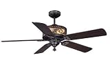 Savoy House 52002MO131 Fern Spring Remote Control El Taramar Traditional Ceiling Fan 52 Blade Span