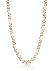 Radiance Pearls "Pearl Jewelry" 14K Gold Clasp 7.0-7.5mm Pink Freshwater Cultured Pearl Necklace