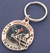Houston Texans Pewter Keychain