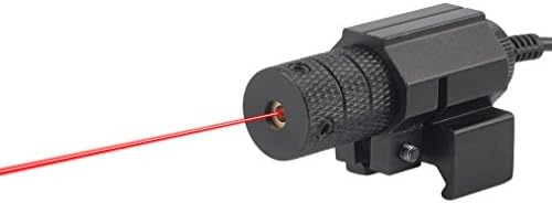 Iyouks Tactical Red Laser Dot Sight Scope with Mount For Gun Rifle Pistol