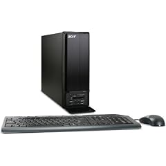 Acer Aspire X1300 Desktop PC (AMD Athlon X2s 5050+ 2.6GHz, 3GB RAM, 640GB HDD, ATI Radeon HD 4350, DVD-+ DL RW,  Vista Home Premium)