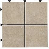 武田コーポレーション ジョイントタイルマット4面 約30×30 ベージュ(BE) JTM4-30BE