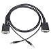 VGA HD15 Male To Male Plus Stereo, 25ft