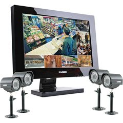 Lorex L20WD804321 20-Inch Multi-Funciton Surveillance System with Built-in 8 Channel Network Pentaplex 320 GB DVR
