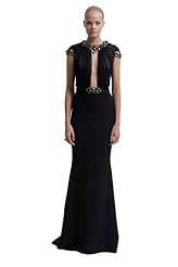 Cocktail Chiffon/Taffeta/Tulle Lace Crystals Beaded Crystal Applique Party Dress 