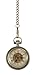 Antique Style Steampunk Bronze-Tone Mechanical Pocket Watch with Chain# 8420GX