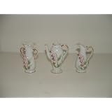 Vintage Ucagco Lily Of The Valley 3 Pc Set