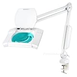 High-Efficiency Magnifying Lamp - Giant 7' x 6' Lens - Powerful 5-Diopter